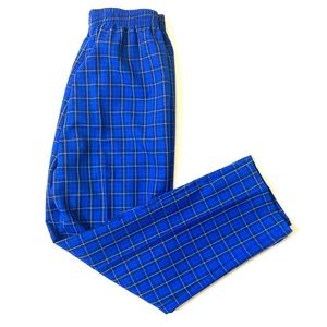 Vintage checkered print high waisted pants-joggers